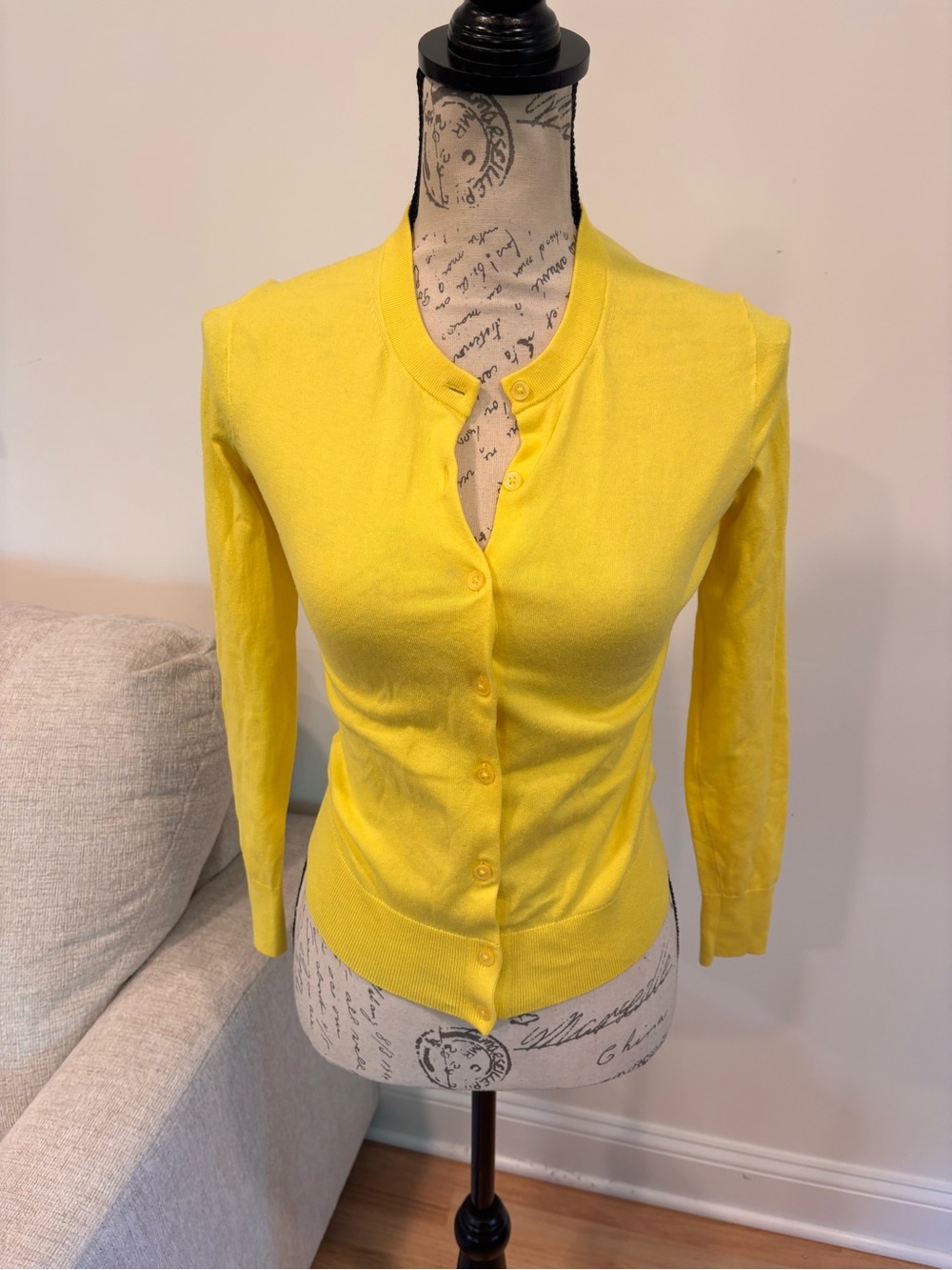 J.Crew Jackie Cardigan in yellow size XS